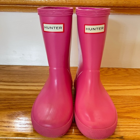 Hunter Shoes Magenta Girls Hunter Rain Boots Poshmark